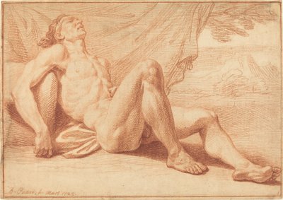Nudo Maschile Disteso da Bernard Picart