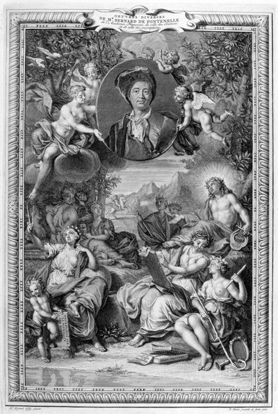 Bernard de Fontenelle, 1728-1729 da Bernard Picart
