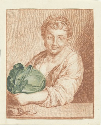 La ragazza con il cavolfiore da Bernard Picart