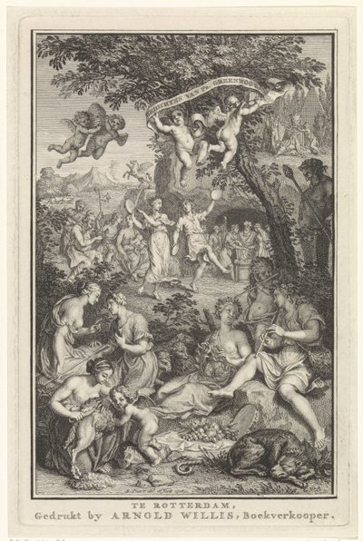 Paesaggio con pastori e pastorelle da Bernard Picart