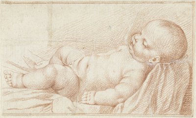 Bambino sdraiato da Bernard Picart