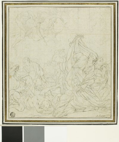 I figli di Niobe, uccisi da Apollo e Artemio da Bernard Picart