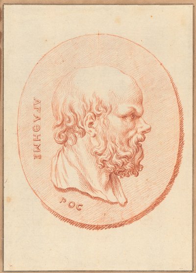 Uno dei sei cammei con soggetti mitologici e classici da Bernard Picart