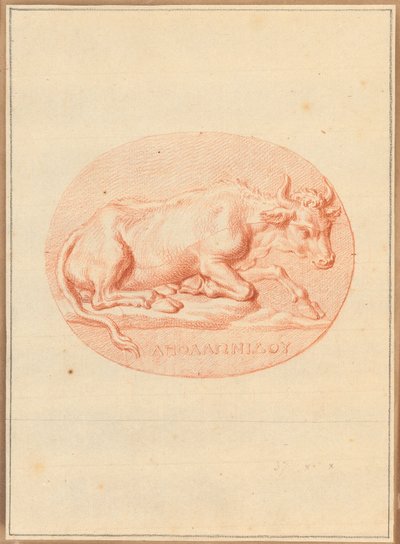 Uno dei sei cammei con soggetti mitologici e classici da Bernard Picart