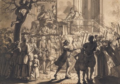 Processione degli sposi della Legge da Bernard Picart