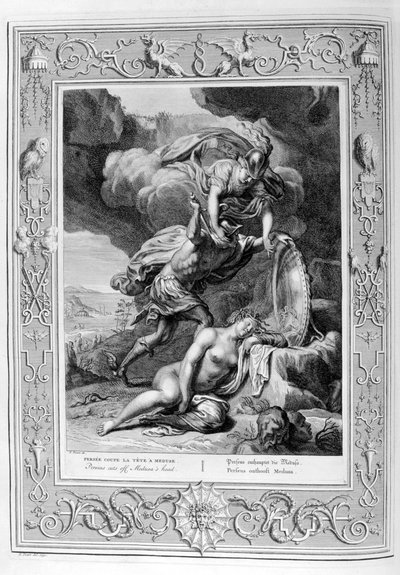Perseo decapita Medusa, 1733 da Bernard Picart