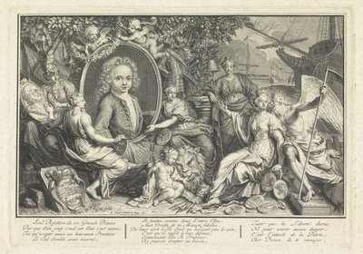 Ritratto di Guglielmo IV, principe di Orange-Nassau da Bernard Picart