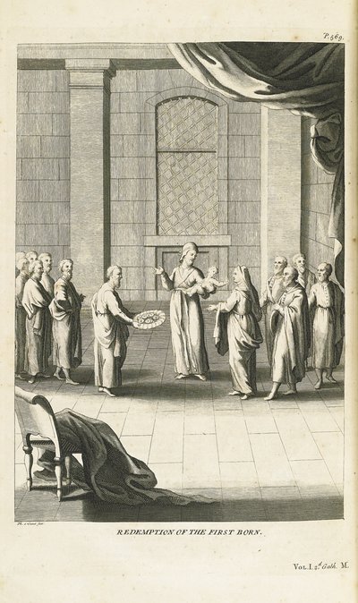 Redenzione del primogenito, 1735-1739 da Bernard Picart