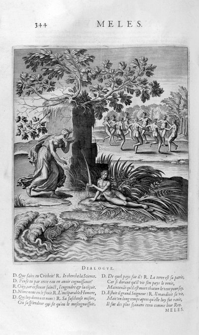 Fiume Meles, 1615 da Bernard Picart