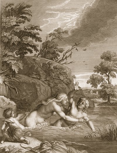 Salmacis e Ermafrodito uniti in un solo corpo, 1731 da Bernard Picart