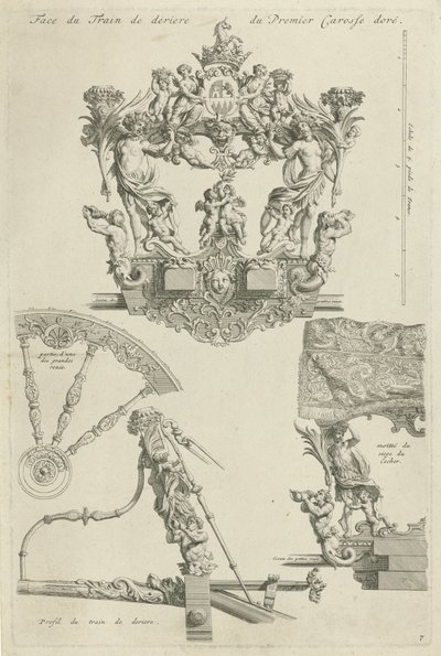 Carrozza di gala del duca di Ossuna, 1713 da Bernard Picart