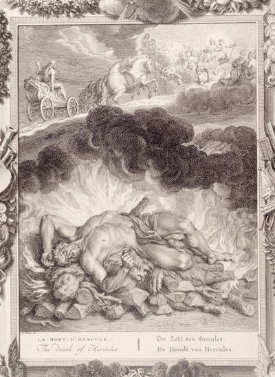 La morte di Ercole da Bernard Picart