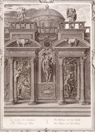 La casa del sonno, 1731 da Bernard Picart