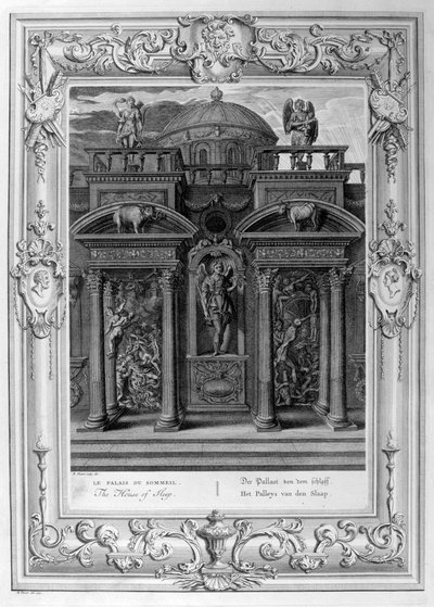 La Casa del Sonno, 1733 da Bernard Picart