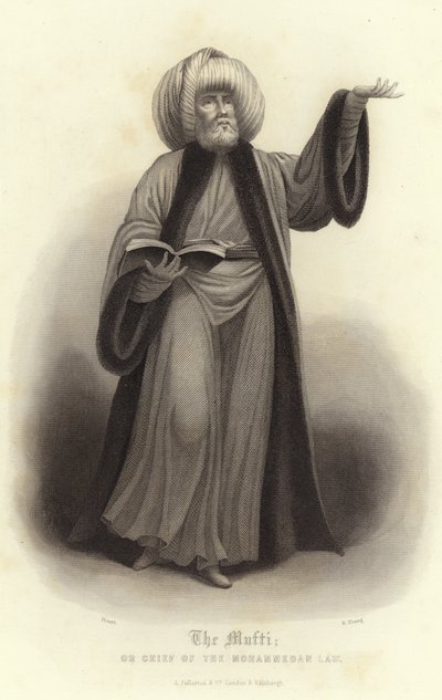 Il Mufti o Capo della Legge Maomettana da Bernard Picart