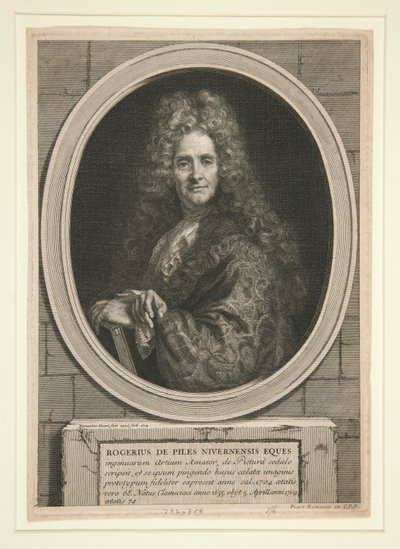 Senza titolo (Ritratto di Roger de Piles) da Bernard Picart