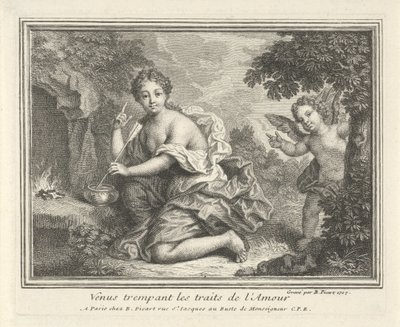 Venere con le frecce di Amore da Bernard Picart