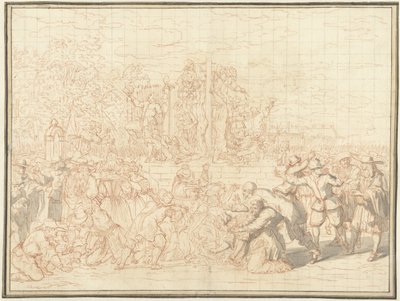 Mutilazione dei corpi dei fratelli de Witt, 1672 da Bernard Picart