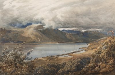 Galles del Nord, forse un tratto della ferrovia Ffestiniog da Bernard Walter Evans