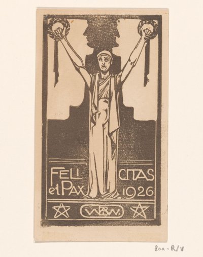 Felicitas et Pax 1926 da Bernard Willem Wierink