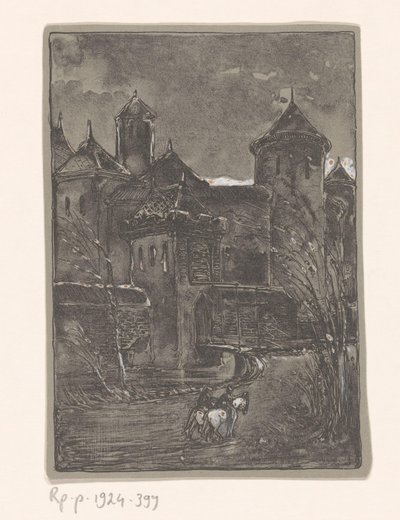 Castello con due cavalieri da Bernard Willem Wierink