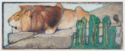 Leone sdraiato da Bernard Willem Wierink