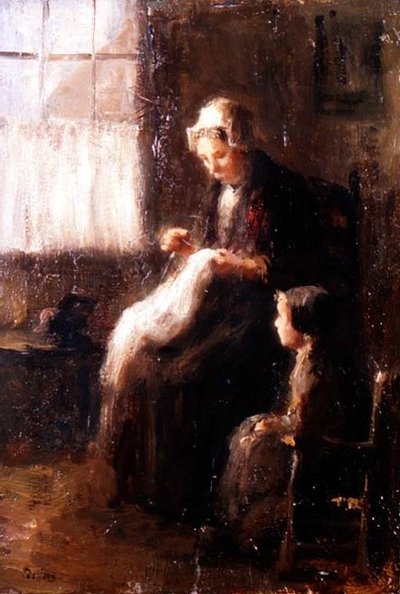 Una lezione dalla madre da Bernard de Hoog