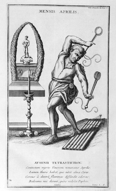 Una rappresentazione di aprile, 1757 da Bernard de Montfaucon