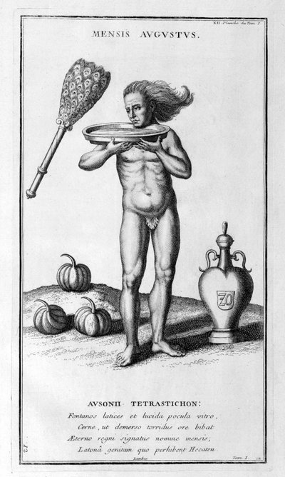 Una rappresentazione di agosto, 1757 da Bernard de Montfaucon