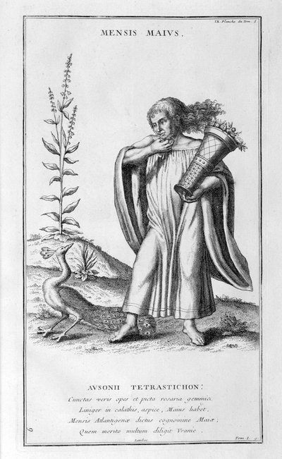 Una rappresentazione di Maggio, 1757 da Bernard de Montfaucon