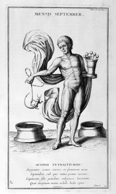Una rappresentazione di settembre, 1757 da Bernard de Montfaucon