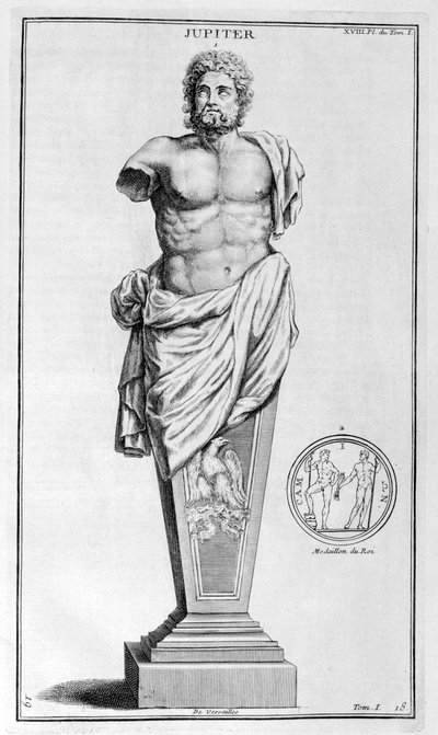 Giove, 1757 da Bernard de Montfaucon