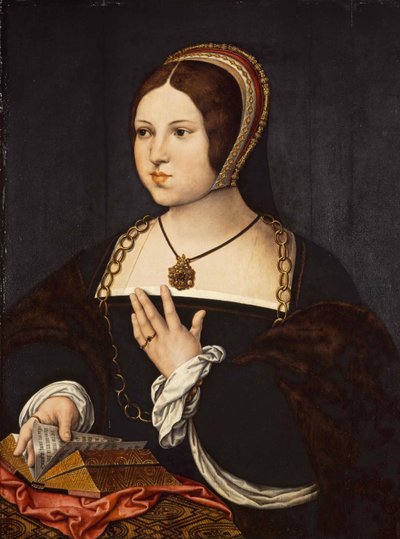 Ritratto di Marie Haneton, ca 1518 da Bernard van Orley