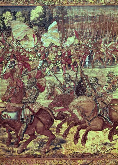 La Battaglia di Pavia, 24 febbraio 1525 (dettaglio) da Bernard van Orley
