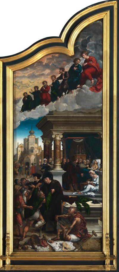 Il Giudizio Universale e le Sette Opere di Misericordia da Bernard van Orley