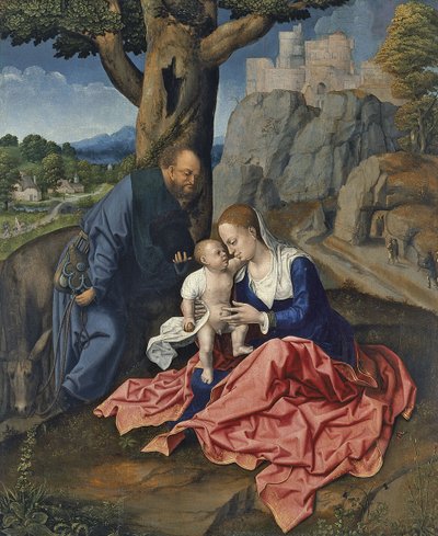 Il riposo durante la fuga in Egitto da Bernard van Orley