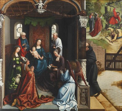 Vergine e Bambino adorati da San Martino, 1514 da Bernard van Orley