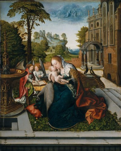 Vergine e Bambino con Angeli da Bernard van Orley