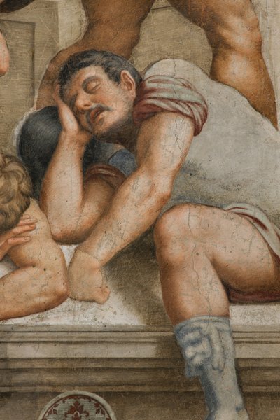 Controfacciata, Bernardino Gatti, Resurrezione 1529, (dettaglio) da Bernardino Gatti