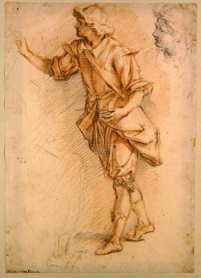 Una Figura in Piedi da Bernardino Barbatelli Poccetti