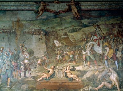 Battaglia di Bona tra genovesi e turchi, 16 settembre da Bernardino Barbatelli Poccetti