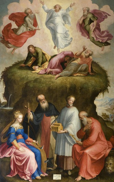 Trasfigurazione e Santi da Bernardino Campi