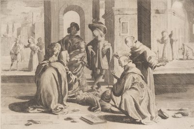 Episodio 25: A Roma San Bernardino cura un giovane malato, Episodio 26: San Bernardino, 1610-39 da Bernardino Capitelli