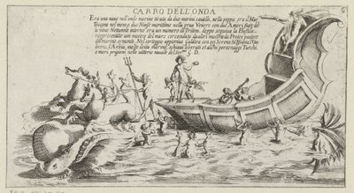 Carro trionfale del distretto senese Onda da Bernardino Capitelli