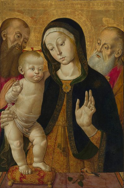 Madonna con Bambino e due santi eremiti da Bernardino Fungai