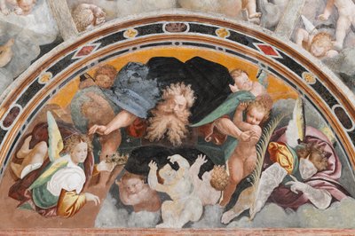 Angeli e putti (dettaglio) da Bernardino Lanino