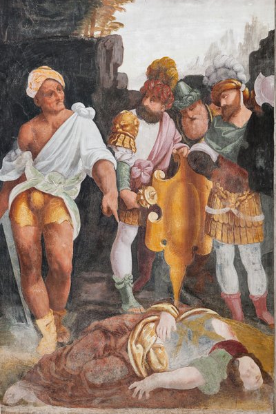 Dettaglio del Martirio di Santa Caterina da Bernardino Lanino