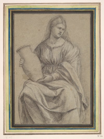Donna che tiene un vaso da Bernardino Licinio
