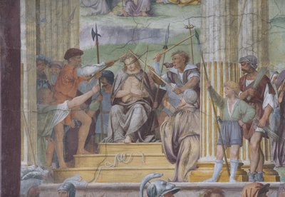 Dettaglio della Passione e Crocifissione di Cristo da Bernardino Luini