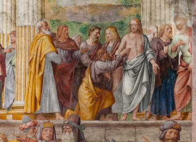 Passione e crocifissione di Cristo (dettaglio) da Bernardino Luini